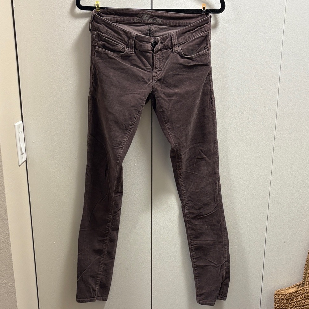 Mavi Women's Brown Y2K Skinny Jeans - Low Rise Size 26